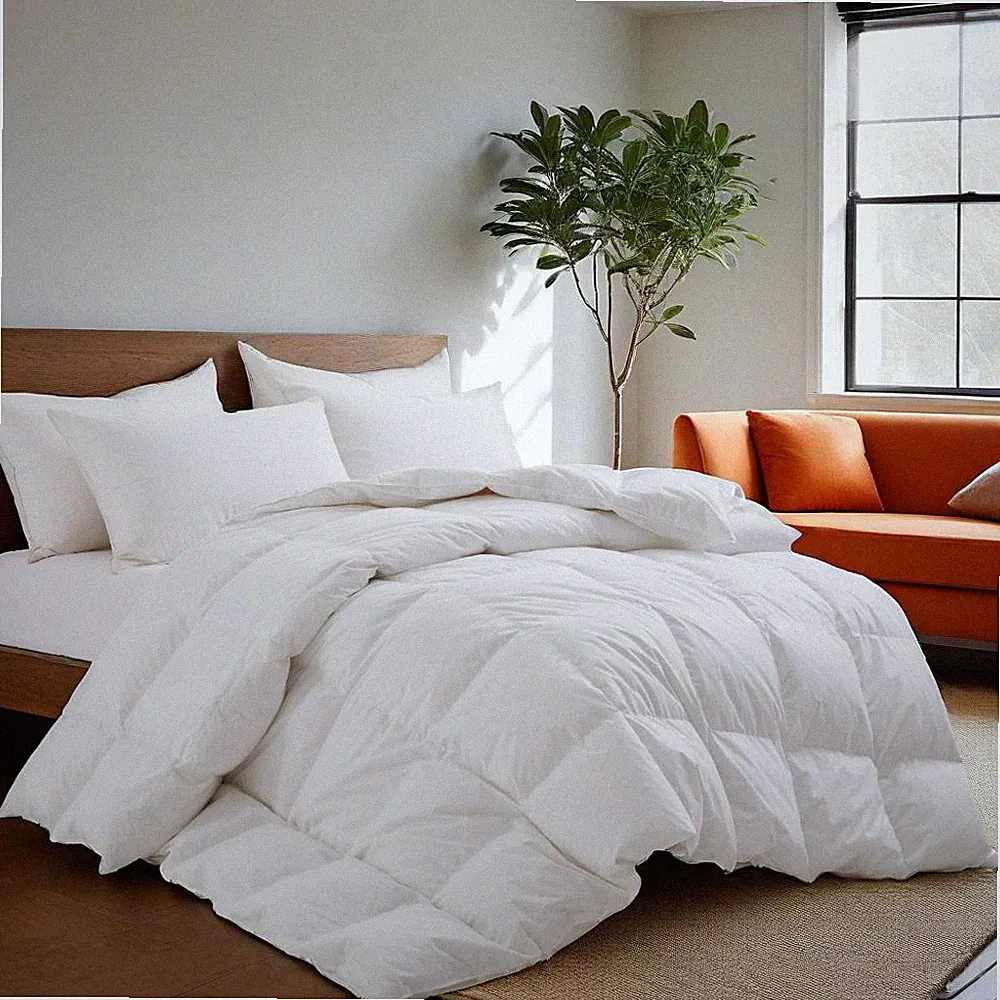 Feather comforters