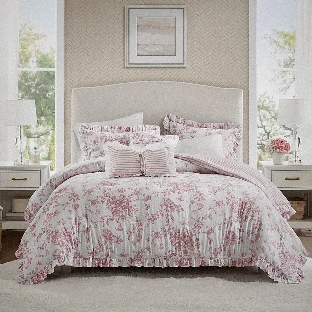 Adele 5 Pieces Comforter Set With Decorative Pillows By Madison Park Essentials
