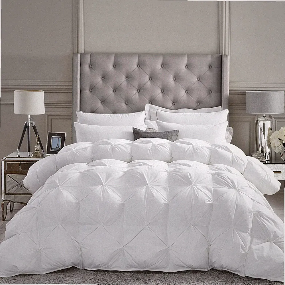 Egyptian Bedding Genuine Goose Down Comforter Super King 120x120