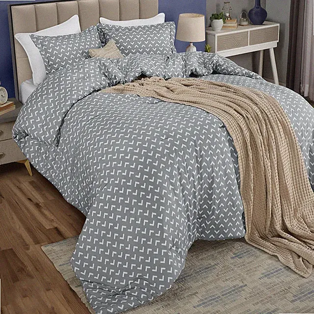 King Comforter Set 3 Piece Arrow White By Utopia Bedding Printed Comforters