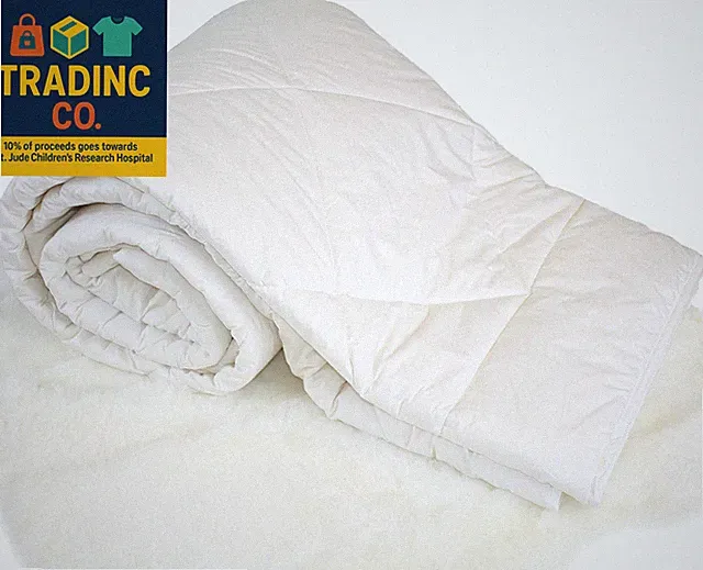 Premium Australian Wool Duvet Insert Bed Comforter, Mid-Weight Wool Comforter