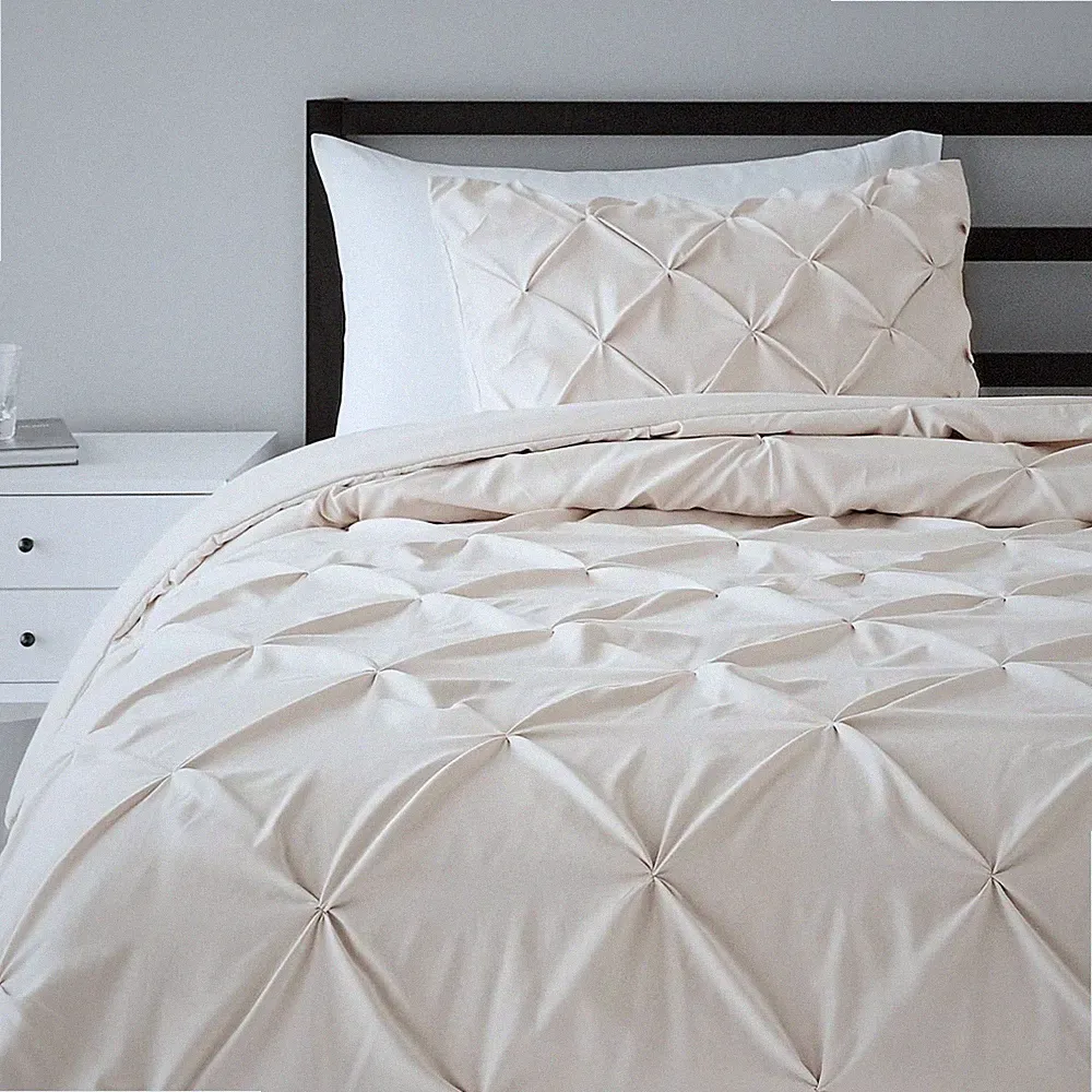 Soft, Lightweight 2 Piece All-Season Down-Alternative Comforter Bedding Set, Pin