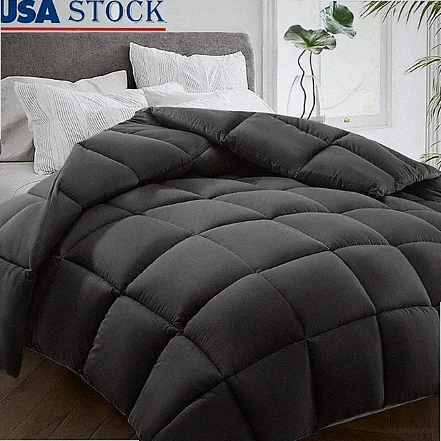 Ultra Soft All-Season Comforter Cooling Alternative Goose Down Machine Washable
