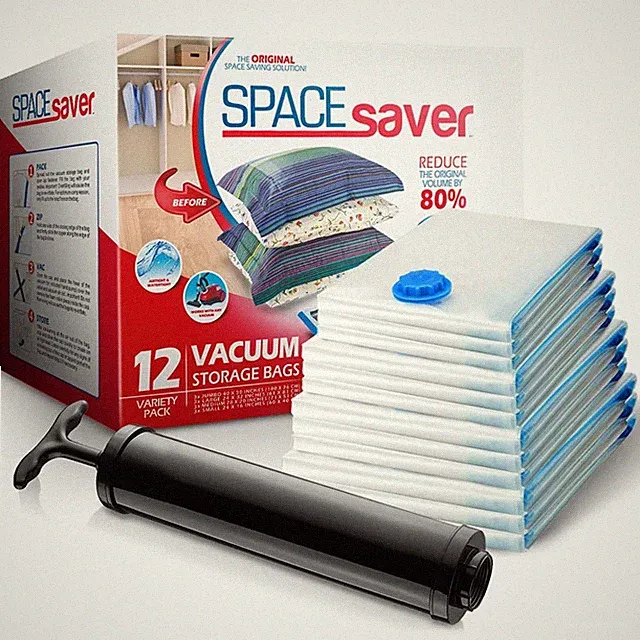 Variety Vacuum Storage Bags for Comforters, Blankets & Clothes – Sealed Compr...